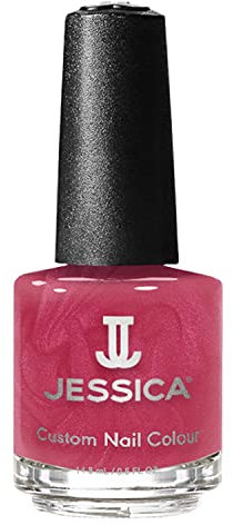 JESSICA Custom Colour Nail Polish | Award-Winning Polish | Strengthening Nail Polish, Long Lasting Nail Varnish | Chip-Resistant & Hard-Wearing for Salon-Quality Finish | Raspberry | 14.8ml