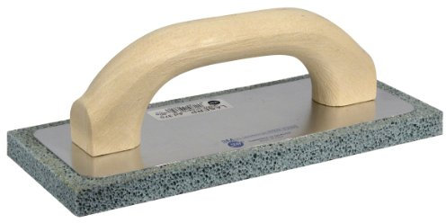 Maurer 50045 Maurerkelle aus Aluminium, Grundlage Schwamm, 22 x 14 cm, grau/blau