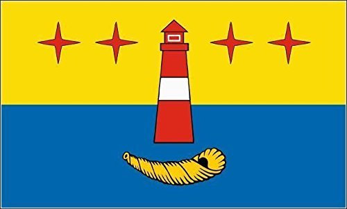 U24 Aufkleber Hörnum auf Sylt Flagge Fahne 12 x 8 cm Autoaufkleber Sticker