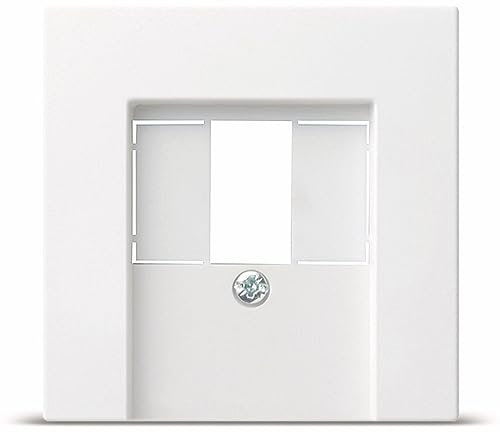 Gira 027603 TAE-Abdeckung ST55 reinweiß-glänzend, 027603