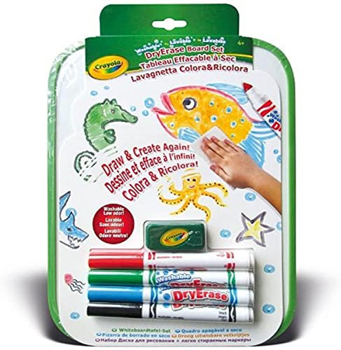CRAYOLA - Lavagnetta Colora & Ricolora con 4 Pennarelli Dry Erase, 98-2003