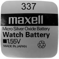 Maxell 337 - SR416SW - 1 Pila de óxido de Plata, 1.55 V