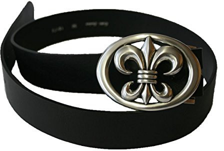 Dark Dreams Gothic Mittelalter LARP Gürtel Lilie II silberfarben, Länge:80