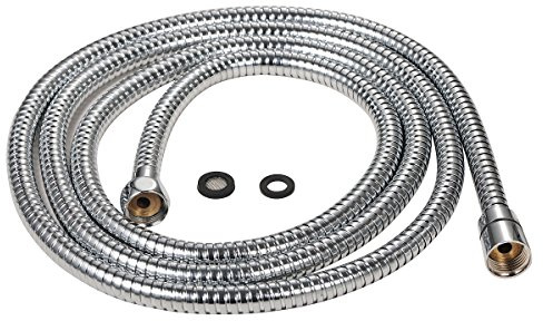 Purelux 100 Inch Extra Long Shower Hose for Handheld Shower Head with Brass Fittings, 2.5 Metres Made of Stainless Steel Chrome Finish