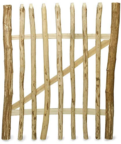 WEIDENPROFI Staketentor, Bauerngarten Gartentüre aus Haselnussholz, Größe (BxH): 100 x 150 cm