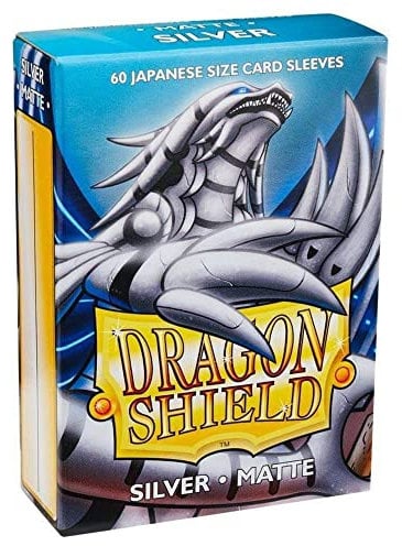 Arcane Tinman AT-11108 Sleeves: Dragon Shield Matte Japanese Silver (60) Card