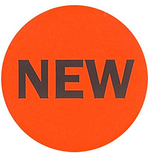 NextDayLabels - Étiquettes rondes de couleur rouge fluo/idéales pour le contrôle des stocks, l'épicerie, les ventes, les magasins de vêtements, les autocollants de 5,1 cm – 500 étiquettes par rouleau,