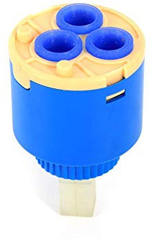 Cartuccia interna Di Ricambio,Valvola del rubinetto ceramica di controllo interno miscelatore dell'acqua della sostituzione per rubinetto vasca da bagno e doccia 35 / 40mm (35mm)