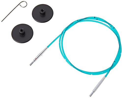 KnitPro K42174 Kabel, Nylon, Grün, 80 cm