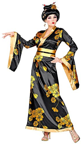 W WIDMANN MILANO Party Fashion - Kostüm Geisha, Kimono, japanisches Kleid, Faschingskostüm, Karneval