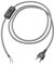ledscom.de Eurostecker Typ C mit Textilkabel, Schalter, 2 m, schwarz, weiß, gezackt, 2 x 0,75 mm²