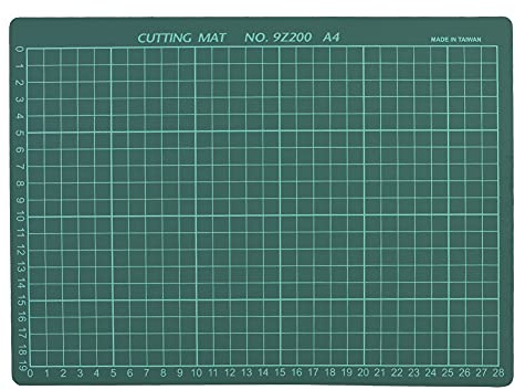 Selbstheilende Schneidematte A4 Quilting Grid Linien Schneidebrett Handwerk Werkzeuge Büromaterial Zubehör(A4 einseitig grün)