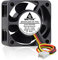 Ventilateur de refroidissement CC 12 V 40 mm x 20 mm 3 broches sans balais Mini dissipateur thermique