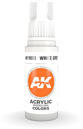 AK Interactive 3rd Gen Acrylic White Grey 17ml