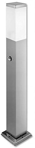 LED Wegeleuchte, 1-Flammig LED Wegelampe Sockellampe, Aluminium mit Bewegungsmelder IP44 230V (65cm 290 PIR)