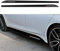 Porfeet Autoaufkleber, Auto Leistung Seitenschweller Kohlefaser Aufkleber Aufkleber Sportabzeichen Kompatibel Mit BM-W 221 cm x 9,7 cm
