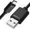 Unitek Kabel USB A auf micro USB/ 1 Meter/schnelles Aufladen und Synchronisation/Quick Charge/ 2,5 A/USB 2.0 480 Mbps/ 100% Kupfer, Schwarz, PVC Ummantelung