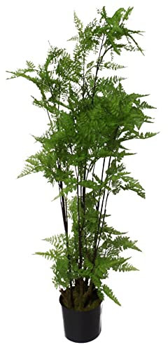 Leaf Artificial Realistic Natural Look Pot, Moss Fern Large, 150cm