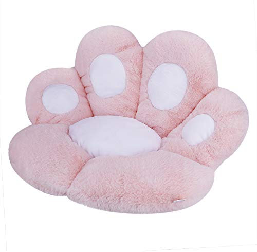 YJZQ Coussin de Siège Véhicule Mini Sofa en Tissu Coussin de Canapé Double Surface Forme Patte Fleur Coussins Souple Multi Fonction pour Tapis à Pied Fauteuil