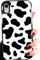 Efitoo for iPhone XR Case Cow, Cute Animal Clear with Design Cow Spots Print Pattern Flexible Soft TPU Silicone Girls Woman Cool Protective Aesthetic Phone Back Cover Shell for iPhone XR 6.1 inch