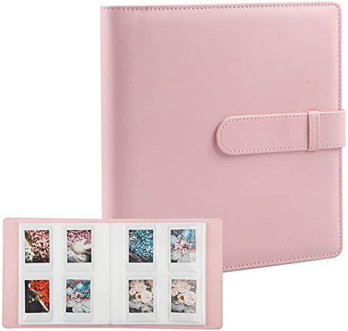 Album photo 256 pochettes pour Fujifilm Instax Mini LiPlay 11 90 70 50S 26 25 9 8+ 8 7S Appareil photo instantané/Mini Link SP-1 Imprimante Appareil photo instantané (Rose)
