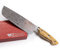 Eagle U-Grip - Nakiri-Messer 18 cm - Voll-Damaststahl 108 Lagen/Heftschalen: Olivenholz aus Süditalien