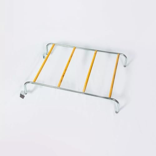 Yorkshire Homeware 4 Tier White Over Door Clothes Airier Towel Rail Rack Hanger Bar Holder Bathroom Bath Towels Storage Organiser Over the Door Airer, Bar Towel Over Door Storage Organiser