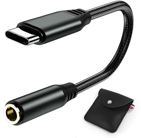 Adaptador USB C a Jack 3.5 mm Adaptador Auriculares Tipo C para Samsung S25 S24 Ultra A55 A35 A16 A54 S22 S23 S24 FE Adaptador Jack a USB Tipo C para iPhone 16 15 Pro iPad 10 Google Pixel 8a 8 9 Pro