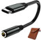 Adaptador USB C a Jack 3.5 mm Adaptador Auriculares Tipo C para Samsung S25 S24 Ultra A55 A35 A16 A54 S22 S23 S24 FE Adaptador Jack a USB Tipo C para iPhone 16 15 Pro iPad 10 Google Pixel 8a 8 9 Pro