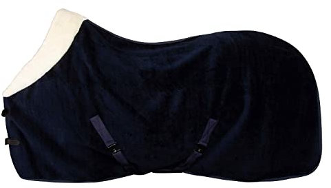Imperial Riding Fleecedecke Abschwitzdecke IRHAmbient Galaxy Kunstfellkragen (145 cm, Navy)