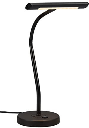 Trio Leuchten LED Tischleuchte Curtis 579790132, Metall Schwarz matt, inkl. 4 Watt LED, Dimmer, Flexarm
