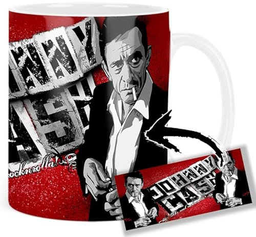 Johnny Cash Tasse Keramikbecher Mug