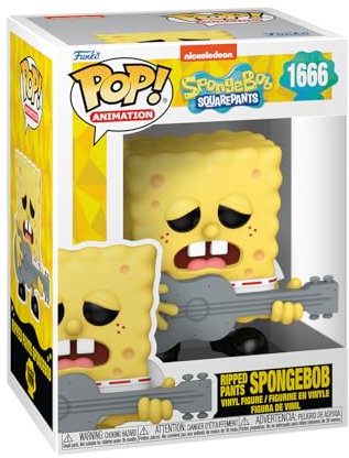 Funko Pop! TV: SBS 25th - Spongebob Squarepants - SB mit Guitar - Vinyl-Sammelfigur - Geschenkidee - Offizielle Handelswaren - Spielzeug Für Kinder und Erwachsene - TV Fans - Modellfigur Für Sammler