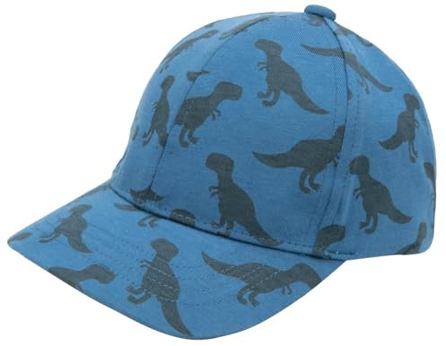 Basecap Baby Jungen Verstellbar - Schildmütze für Kinder Kappe Trucker Hut Sonnenhut(50,Dino )