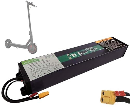 HSSYTZOUL 36 V Électrique Scooter Batterie 6AH/7.5AH/7.8AH/8.7AH Scooter Batterie Batterie De Remplacement Accessoire Scooter Électrique pour M365 Scooter Batterie Intégrée,36v,7.8ah