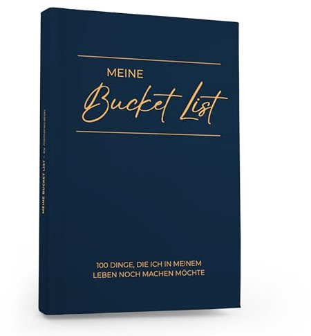 memoriecation Bucket List zum Ausfüllen - Dein Erinnerungsbuch für die schönsten Momente in deinem Leben - Bucket List Buch mit Platz für 100 Buckets - Kreative Geschenke für Frauen & Männer
