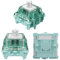 Gateron Magnetic Jade Pro Keyboard Switches, Linear Factory Pre-lubed Freely Setting Pre-Travel 20mm Longer Spring Key Switches Only for Magnetic Gaming Keyboard(108PCS)