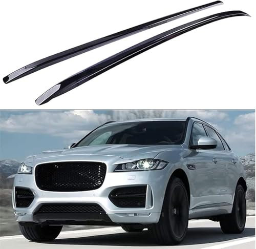 MJHVGTFRF Auto Dachträger für Jaguar F-Pace Fpace 2016 2017 2018 2019 2020 2021, Roof Rack Dach Rack Abdeckung Fahrradträger Dachboxen Querträger Relingträger Zubehör