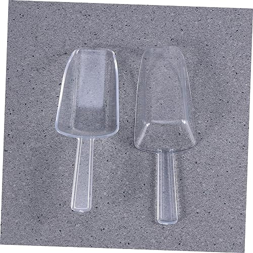 Cabilock 10pièces Lot De Pelles De Cuisine Transparentes Multifonctions Mini Pelles Plastique Mesureurs Pour Glace Bonbons Poudres Cuisine Maison Et Restaurant