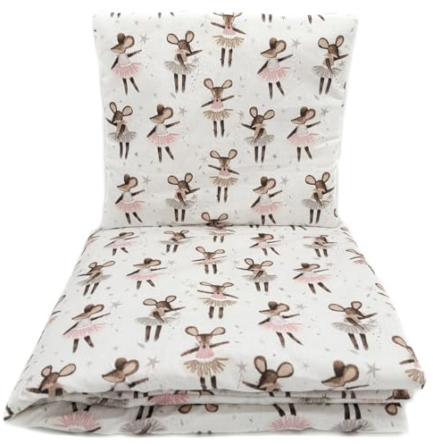 Baby Comfort Bettwäsche Set Bettdeckenbezug 90x120 cm + Kissenbezug 40x60 cm Mäuse