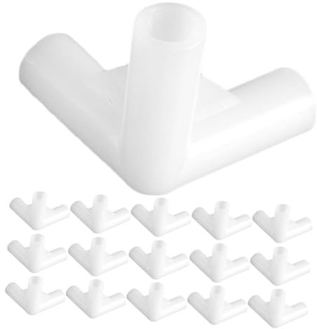 CAXUSD 40stücke Rohrverschraubung Für Pavillon Reparaturset Für Zeltstangen Kunststoffrohr Für Überdachungen Gartenbedarf Mit Verbindungsrohrstützen Ersatzteile Für Verschiedene