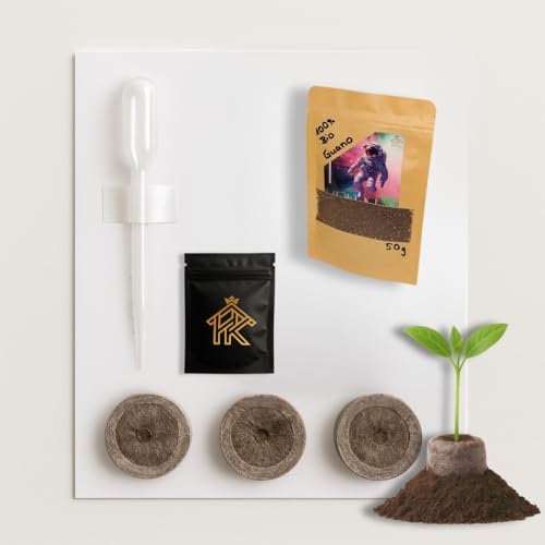 HOMEKING Aufzuchtset 3er Pack – Komplettes Starter-Kit mit Jiffy, Zubehör & Anleitung – Perfekt für Indoor-Garten, Fensterbank & Pflanzenzucht (CALI-Femi-3)