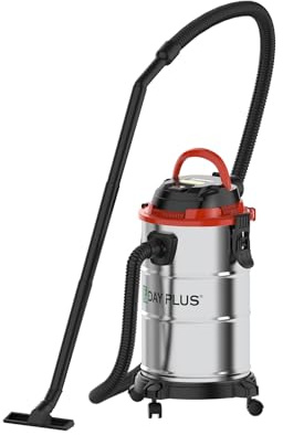 Huini 20L Industrie-Staubsauger | 1200W, 18L Behälter, >19 kPa Saugkraft | Nass-/Trockensauger mit Zubehör für Haushalt, Auto, Werkstatt & Hotel