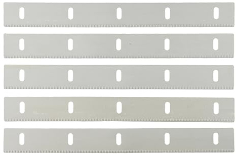 Auratrove 5 tlg Rakel Gummi Ersatz Set für Nasssauger Kompatibel mit BF501 und BF502 Bodendüsen, 417x44mm Weiße Gummilippen