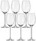 Leonardo Cheers Weißwein-Gläser 6er Set, spülmaschinenfeste Wein-Gläser, Wein-Kelch mit gezogenem Stiel, Weisswein Weingläser Set 400 ml, 081431