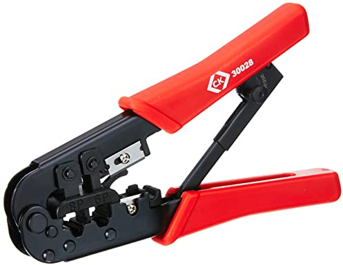 C.K 430028 Modular Plugs 2 Ratchet Crimping Plier