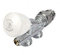 robinet monotube 4 voies - thermostatisable - diamètre 15 x 21 - 16 - avec sonde plastique - giacomini r437nx031