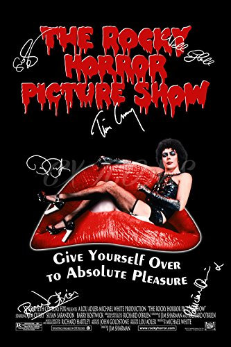 The Rocky Horror Picture Show Cast X6 signierter Fotodruck – 30,5 x 20,3 cm (A4)