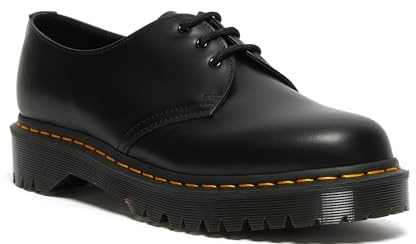 Dr. Martens Men's 1461 Bex Oxford, Black Smooth, 11 UK/12 M US