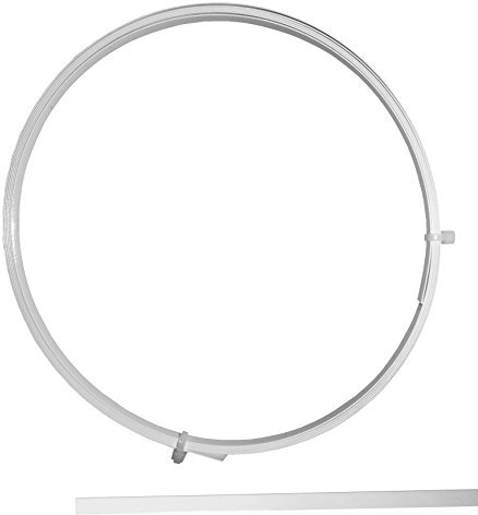 Eloja Wigona Federband Stahl beschichtet Weiss 5 mm Breit Meterware Korsett Mieder